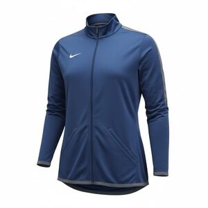 Nike Women's Team Full Zip Epic Jacket Blue And Gray Size Medium